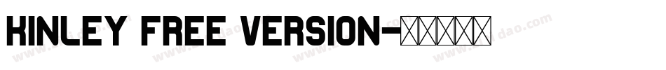 Kinley Free Version字体转换